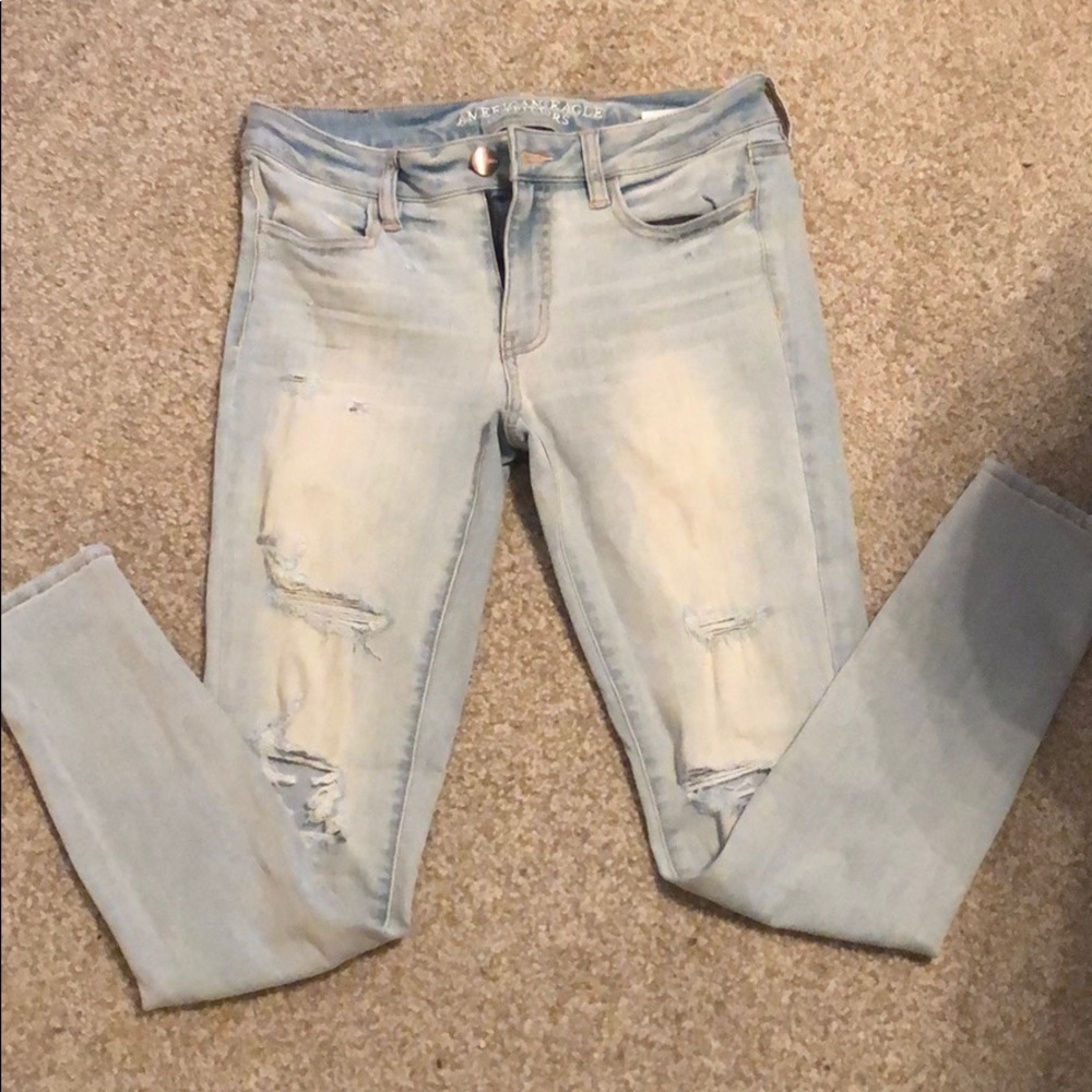 American Eagle Distressed Jeggings